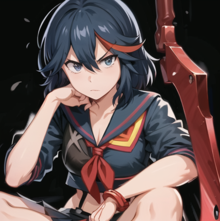 Matoi Ryuuko (Kill La Kill) LoRA - MRyuukoV1 | Stable Diffusion LoRA ...