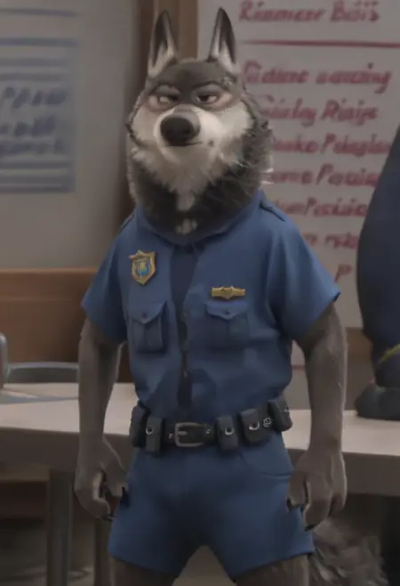 Zootopia Officer Wolfard( Pony )