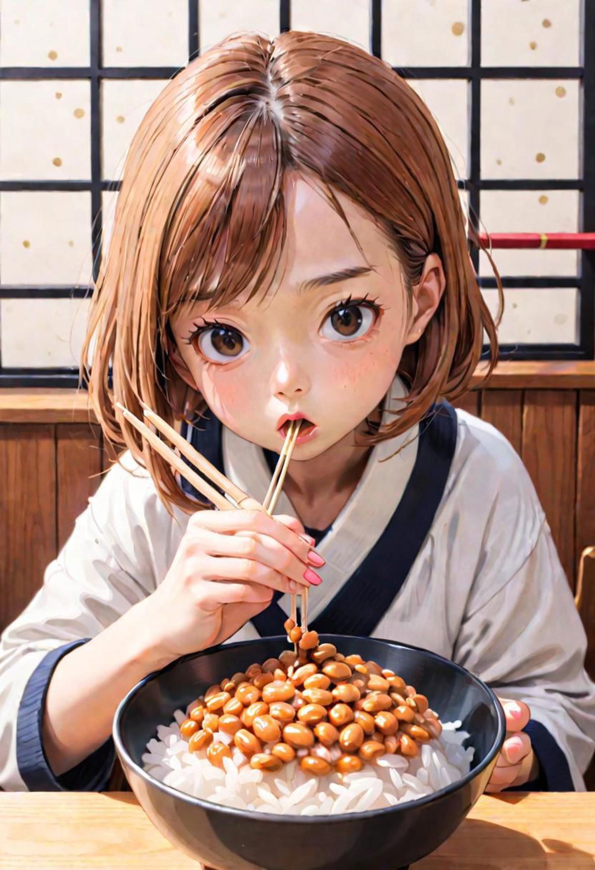 Natto: A Traditional Japanese Food / 納豆: 伝統的な日本の食物 image by tkvier