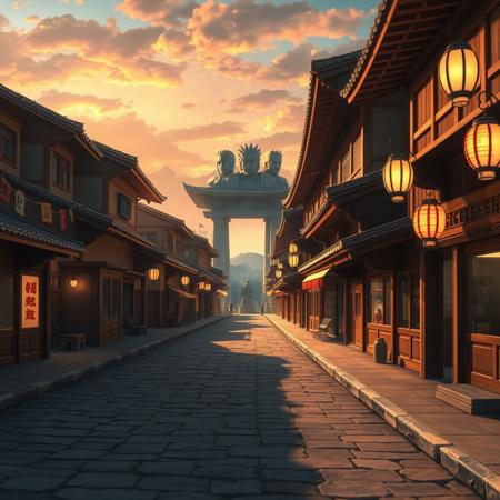 A liminal space in Konoha, the Hidden Leaf Village, from Naruto, captured in ultra-realistic 4K with high dynamic range lighting and subtle brilliance effects. The iconic wooden buildings with curved, tiled rooftops stretch along the deserted streets, their warm colors enhanced by the soft glow of the setting sun. Every detail—the cracks in the stone pathways, the gentle sway of banners, the faint reflections on the glass windows of empty shops—feels almost too vivid, as if the world is frozen in perfect clarity.
The Hokage Monument stands in the distance, its colossal faces illuminated by the golden hour, yet the village itself remains eerily still. The air carries a quiet warmth, but the silence is deep, as if time has momentarily stopped. The training grounds lie undisturbed, the swings at the playground unmoving, the paper lanterns glowing faintly in the absence of any footsteps. The entire scene is breathtakingly detailed yet unsettlingly empty, creating a paradox of beauty and solitude—a moment suspended in time, waiting for life to return.