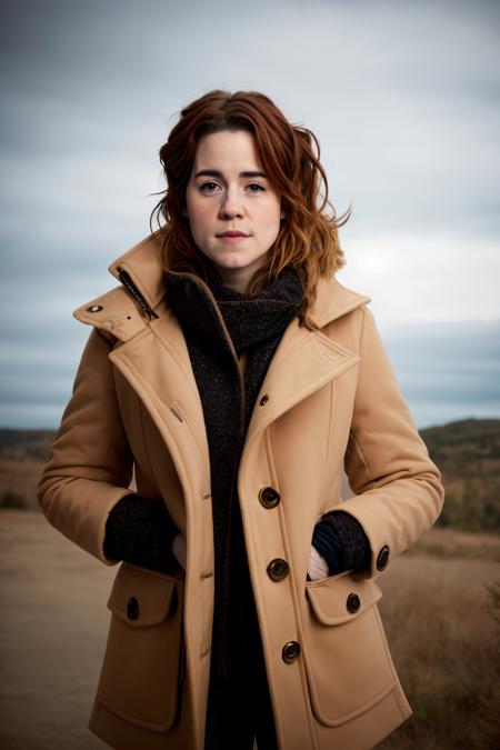 alicewetterlund, woman, close-up portrait, highly detailed, ultra realistic,  long hair, tanned, coat, sweater, outside,
<lora:AliceWetterlundSD_v1:0.8>