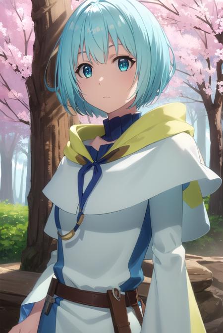 leleiialalena, <lora:lelei ia lalena s1s2-lora-nochekaiser:1>,
lelei ia lalena, short hair, blue hair, aqua hair, hair between eyes, blue eyes,
BREAK dress, necklace, robe,
BREAK outdoors, forest, nature, sun, sky, clouds, trees, grass,
BREAK looking at viewer, (cowboy shot:1.5),
BREAK <lyco:GoodHands-beta2:1>, (masterpiece:1.2), best quality, high resolution, unity 8k wallpaper, (illustration:0.8), (beautiful detailed eyes:1.6), extremely detailed face, perfect lighting, extremely detailed CG, (perfect hands, perfect anatomy),