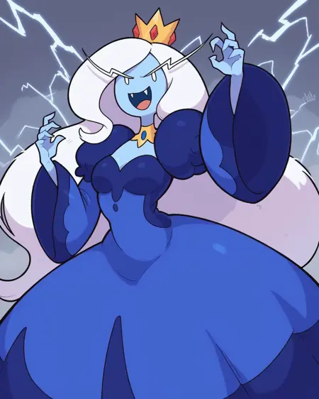 Ice Queen - Adventure Time (Character) [PonyDiffusionXL]