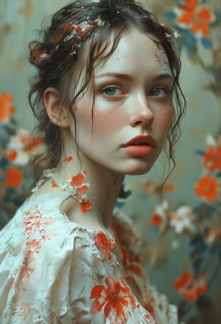 Close Up shot of Lilith, beautiful, Low saturation color photography, vintage, grunge, top light, masterful painting in the style of Anders Zorn | Marco Mazzoni | Yuri Ivanovich, Todd McFarlane, Aleksi Briclot, oil on canvas