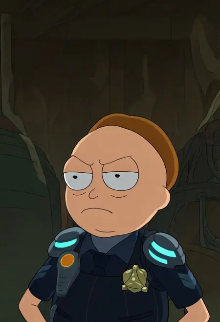 Police Morty (Rick and Morty)