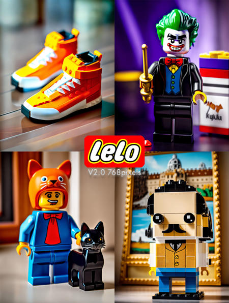 LeLo - LEGO LoRA for XL & SD1.5 V2.0_SD1.5_768p