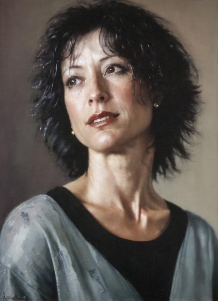 a realistic gritty photo of drunk sks woman , in 1980s, beautiful painting with highly detailed face by greg rutkowski and magali villanueve, <lora:locon_nanavisitor_v1_from_v1_64_32:1.25>