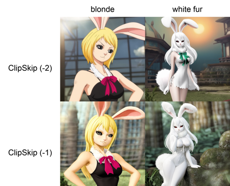 Bunnygirl blonde white fur One Piece character woman