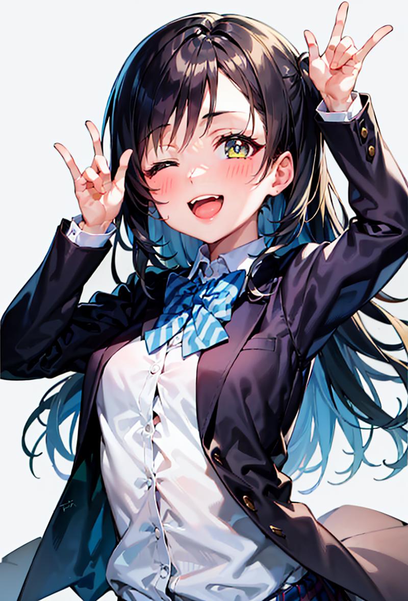 [Pose] Nico Nico Nii!  にっこにっこにー！ image by maicojoga