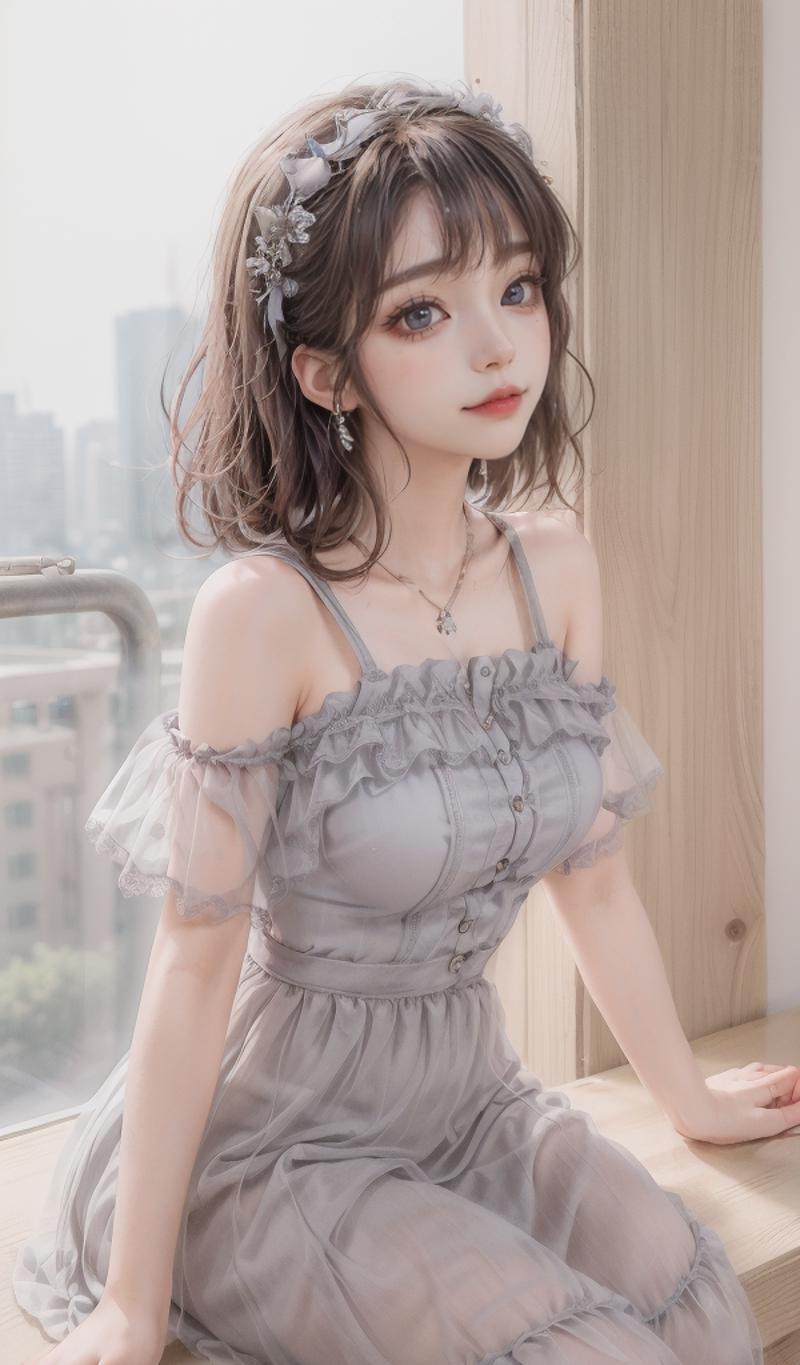 【去野餐】Dress No.13 Grey Dress image by YuriTanaka