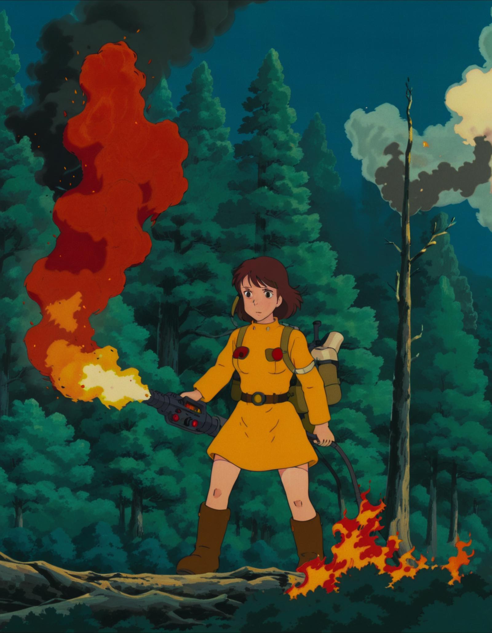 Essenz - Nausicaä Of The Valley Of The Wind Anime Screencap [Ghibli - Hayao Myazaki] (Style LoRa for SDXL 1.0) image by hinterland