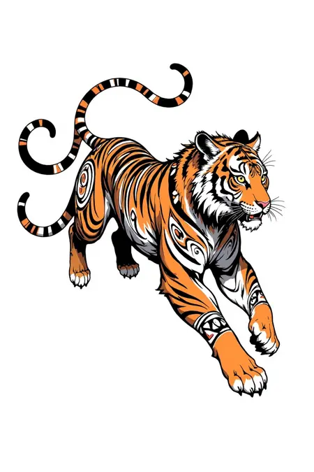 B_Tribal Style Patterns_Animal Image Creation
