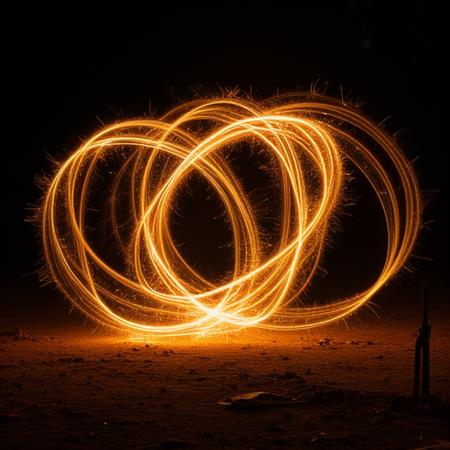 style of Light painting