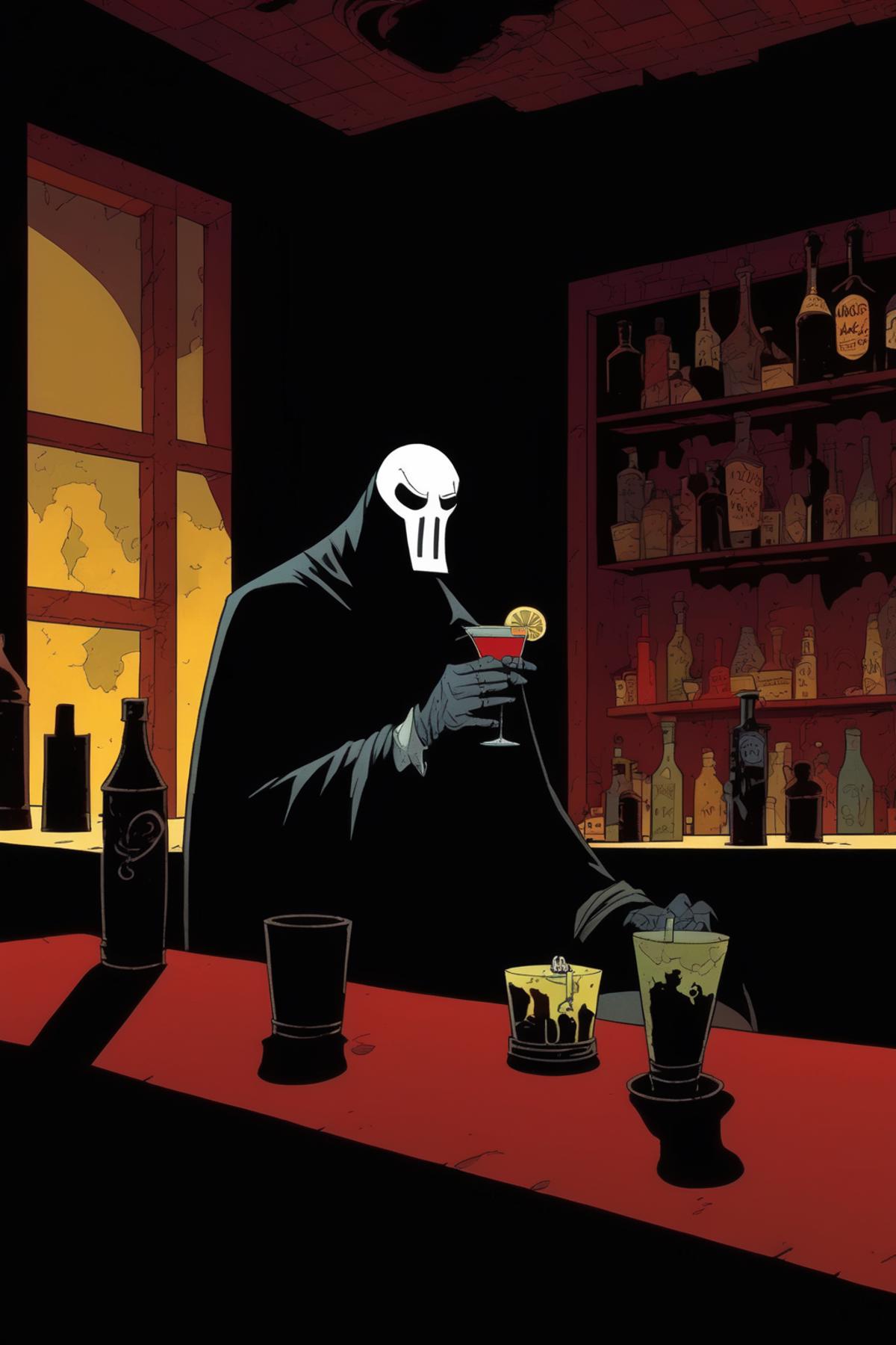 Mike Mignola Style image by Kappa_Neuro