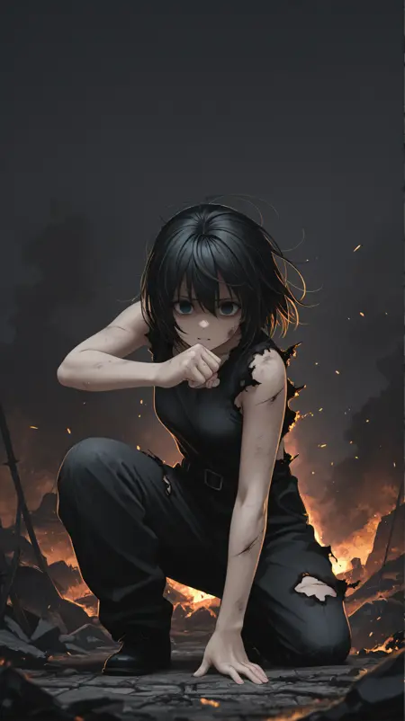 Burnt clothing - Outfit