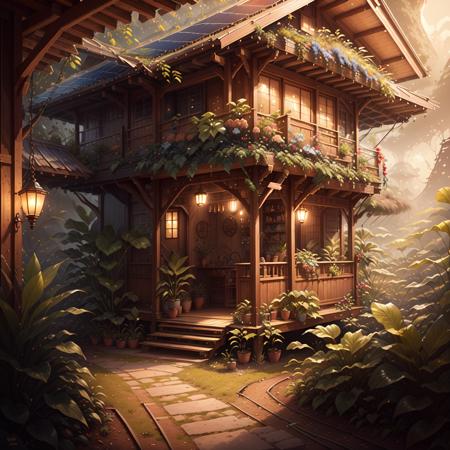 <lora:SolarPunkAI:1>, SolarpunkAI house