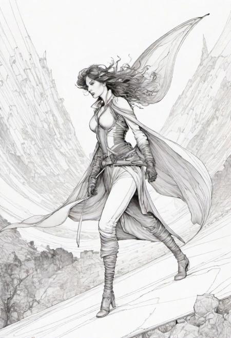 (color ink painting moebius, comic book style), ?>2KH5==K9 C@>25=L A0E0@0 2 :@>28 =5@54:> ?@82>48B : @07@CH5=8N 7C1>2 8;8 701>;520=8O< 4QA5=. A;8 704=OO 4>;O 38?>D870 =5 <>65B 4>;6=K< >1@07>< @53C;8@>20BL A0E0@ 2 :@>28, MB> <>65B ?@825AB8 : 18>E8<8G5A:><C 48A10;0=AC
<lora:xl_more_art-full_v1:0.9>  <lora:SDXL_Inkdrawing_Directors_Cut_E:0.5> inkdrawing, ,by kr355e <lora:!action-sdxl-V0.5:1> in a zdyna_pose, dutch angle, from below, low camera angle actions scene, foreshortening,, style by Arthur Rackham and Brian Froud