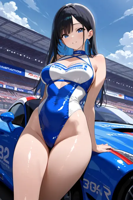 レースクイーン(ハイレグ)/race queen(highleg)