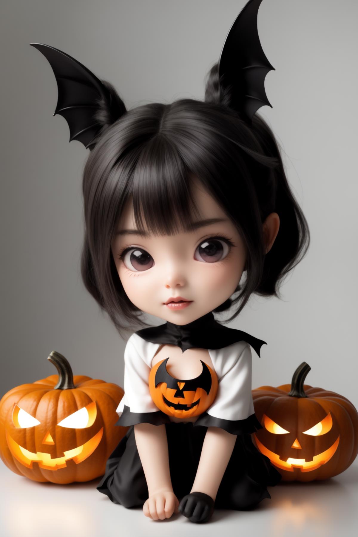 Pumpkin Bat & Bat Girl image by MIAOKA