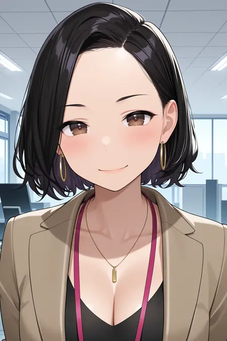 Senpai-san (Maiko Okuzumi) / 先輩さん (奥墨マイコ) - Ganbare Doukichan (がんばれ同期ちゃん)