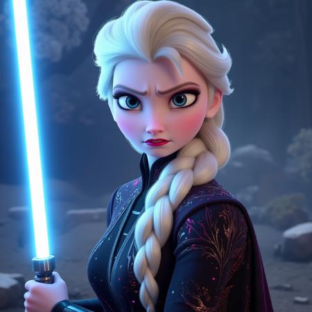 Elsa from Frozen Flux LoRA v1.0