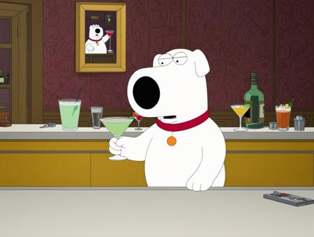 (masterpiece,best quality, high quality:1.2),highres,
brian griffin,solo,dog,collar,holding cocktail glass,bar interior,
<lora:brian_griffin_sdxl_v1:0.7>