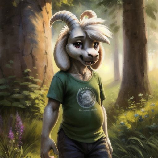 StoryShift Asriel image by r545n