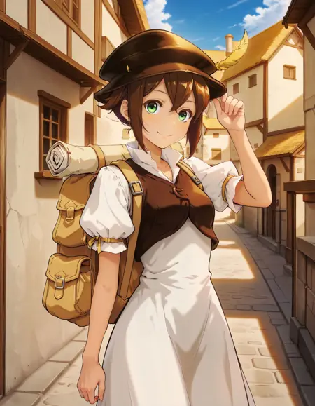 Tressa Colzione/トレサ・コルツォーネ (Octopath Traveler)【IllustriousXL,PonyXL】