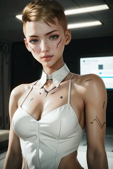 Sandra Dorsett from Cyberpunk 2077