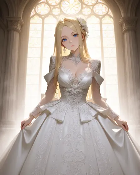 Wedding dress: The Silver Queen