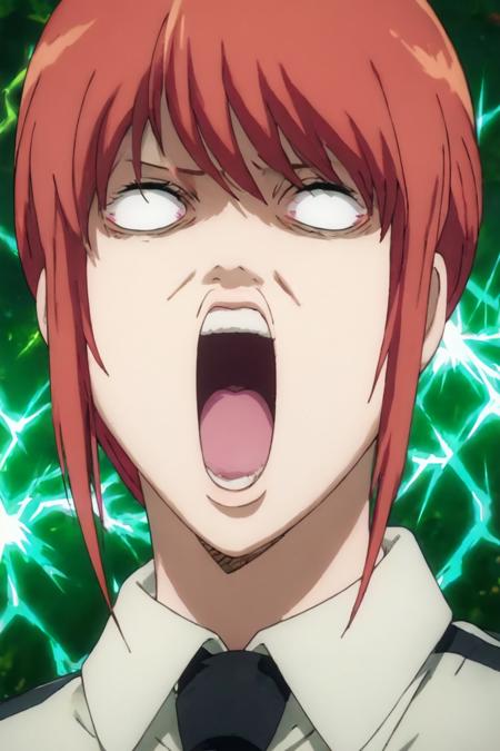 gintama_funny_face, open mouth, lightning energy in the background gintama_funny_face,  blank eyes, angry, anger marks, eyes vein lines, impact lines gintama_funny_face,  female focus, evil smile, open mouth gintama_funny_face, male focus, smile, teeth, impact lines