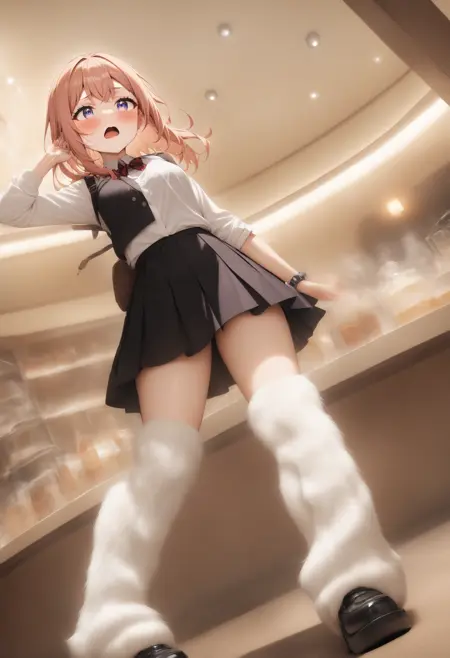 fur legwarmer / ファーレッグウォーマー / ファーソックス