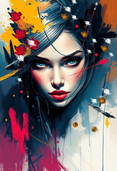abstract expressionist painting abstract beauty,centered,looking at the camera,approaching perfection,dynamic,moonlight,highly detailed,digital painting,artstation,concept art,smooth,sharp focus,illustration,art by Carne Griffiths and Wadim Kashin . energetic brushwork, bold colors, abstract forms, expressive, emotional,