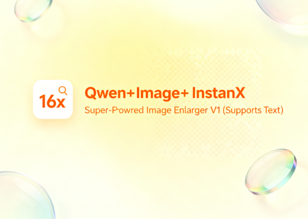 Qwen+Image+InstanX Super-Powered Image Enlarger V1 (Supports Text) v1.0