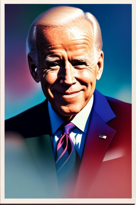 Extricated, UltraHD portrait photo of Joe Biden.