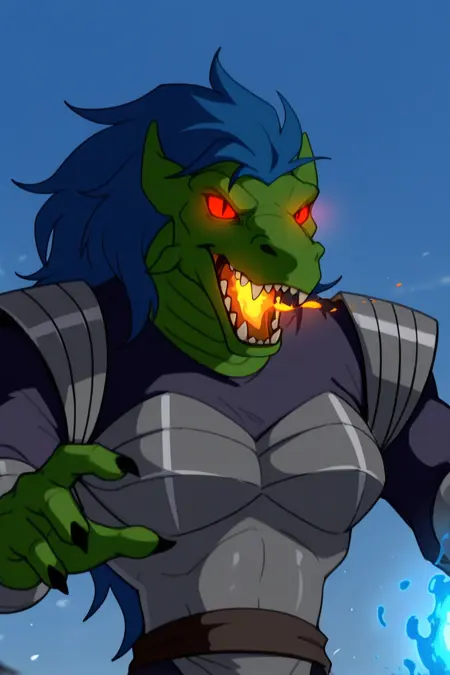 Ling (dragon form) - Legend of The Dragon - Illustrious