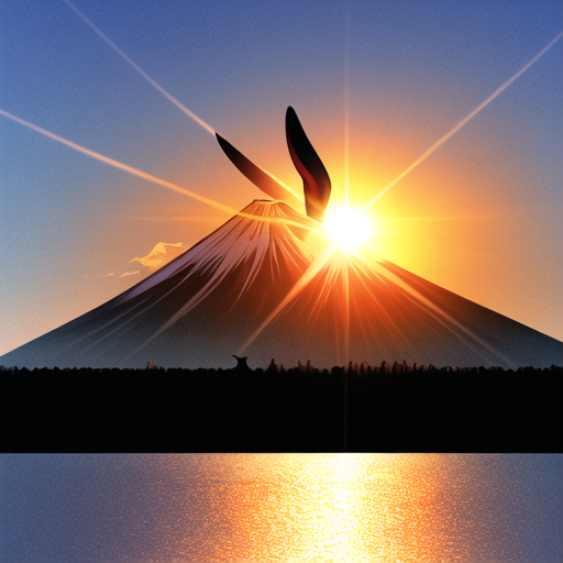 -072-Rabbit_Sun_behind_Fujiyama-1412739461-scale10.00-k_euler_a-Anything-V3.0-pruned.png