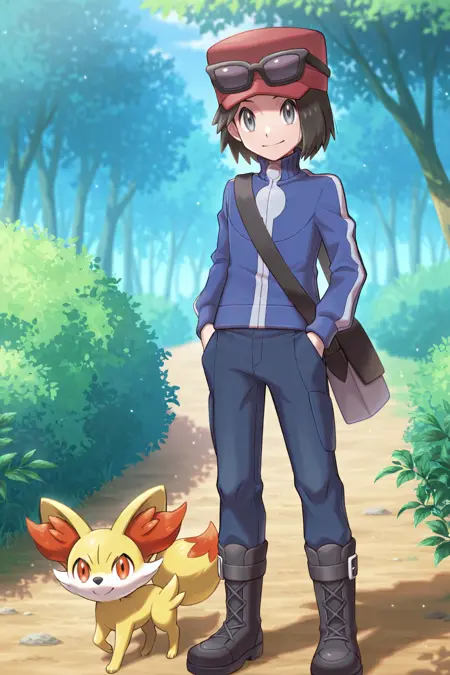 Calem (Multiple Outfits) - Pokémon - (Pony) / (Illustrious)