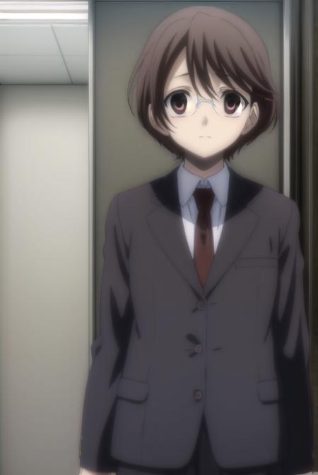 yuuashikaga, <lora:yuuki ashikaga-lora-nochekaiser:1>,
yuu ashikaga uniform, short hair, brown hair, long sleeves, school uniform, male focus, necktie, glasses, bag, formal, suit, (brown eyes:1.5),
BREAK ,
BREAK indoors classroom,
BREAK looking at viewer, (cowboy shot:1.5),
BREAK <lyco:GoodHands-beta2:1>, (masterpiece:1.2), best quality, high resolution, unity 8k wallpaper, (illustration:0.8), (beautiful detailed eyes:1.6), extremely detailed face, perfect lighting, extremely detailed CG, (perfect hands, perfect anatomy),