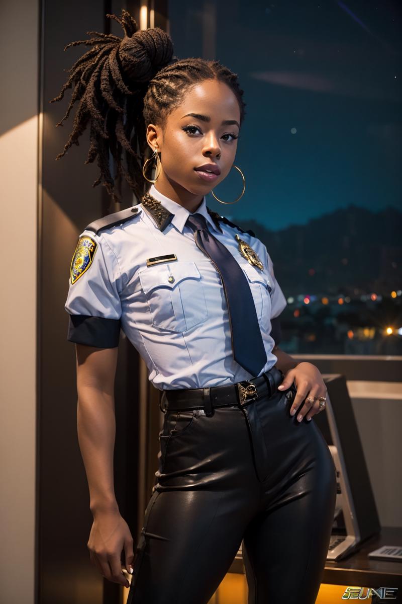 Kira noir on display. Kira noir on display