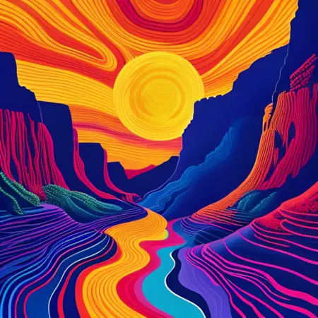 FRESH IEDAS@Wes · Wilson psychedelic graphic art