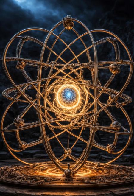 (masterpiece),
the power of atom,
godly light, 
ultra realistic, HDR, intricate details,