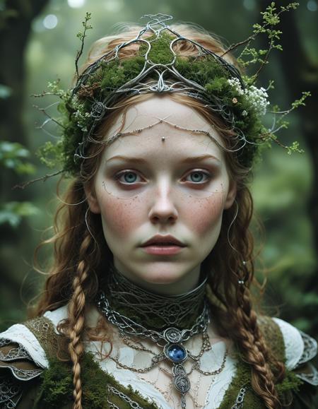 (by Joe Fenton:1.5), (A mysterious Norse giantess, Gerðr is veiled in enigmatic allure, with radiant beauty that conceals the complexities of her connection to the cycles of nature:0.5)