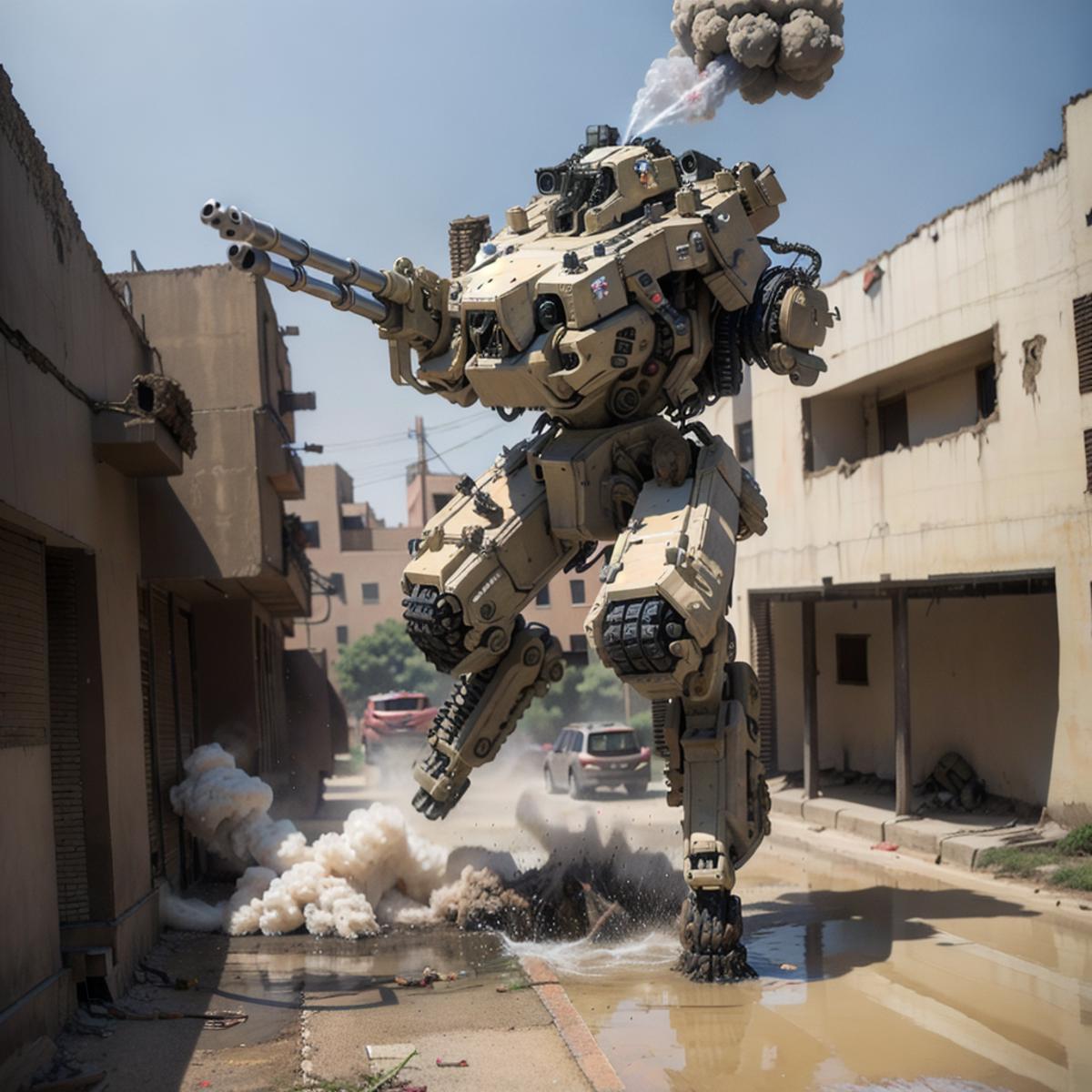 Bipedal Tactical Mecha image by stormriver