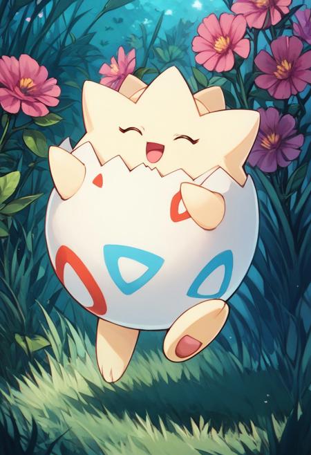 Togepi: Spike Ball | トゲピー (Pokemon)  (Pokedex #0175) [Pony & SD1.5] Pony v2