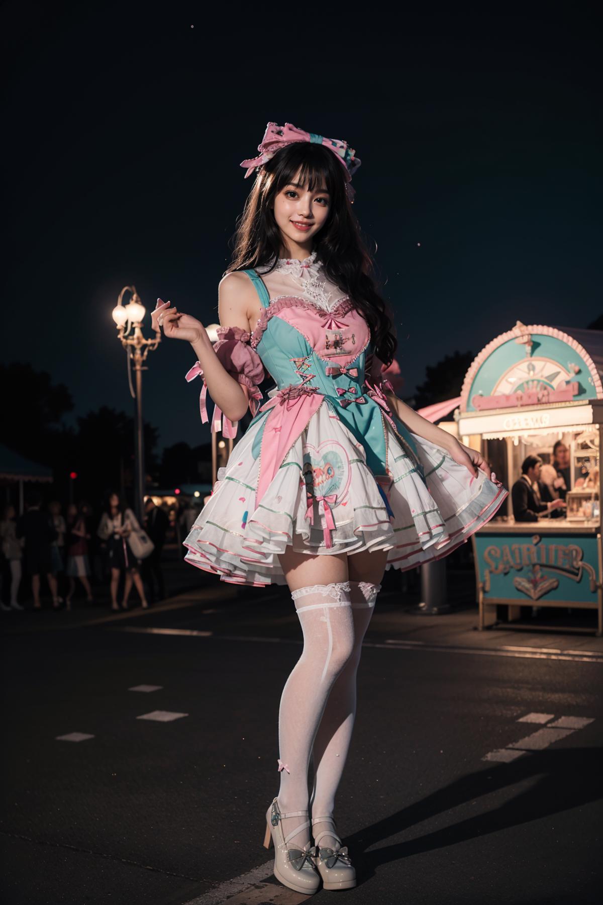 Sweet style dress | 甜美风裙子 image by cyberAngel_