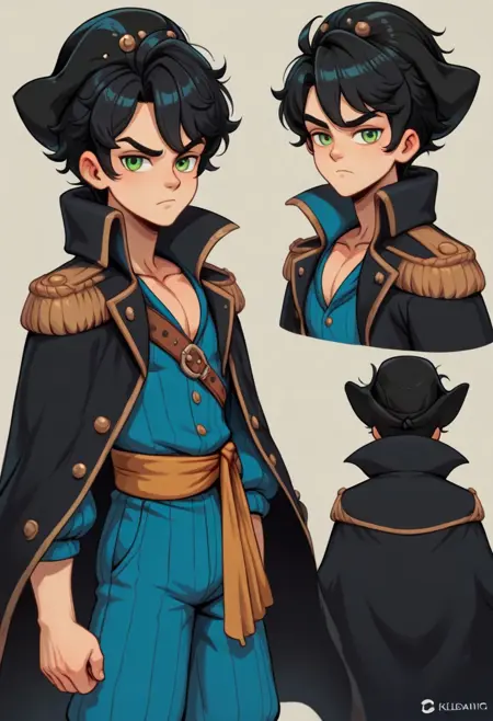 Captain Albriëch - Melusine Pirates (OC)