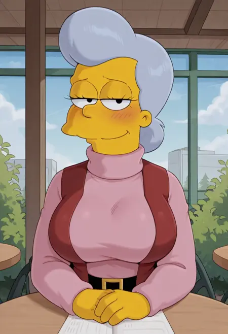 [Pony/Illu] Mona Simpson (The Simpsons)