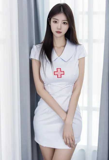 性感护士十字制服5+美女丨Sexy nurse Cross uniform 5+ beauty