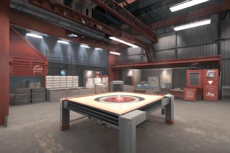 masterpiece, (perfect lighting), absurdres,
tf2map, spytech, industrial, badlands, lastpoint, no humans, cp, red, indoors, midpoint, official, night, light, <lora:tf2map:1.2>